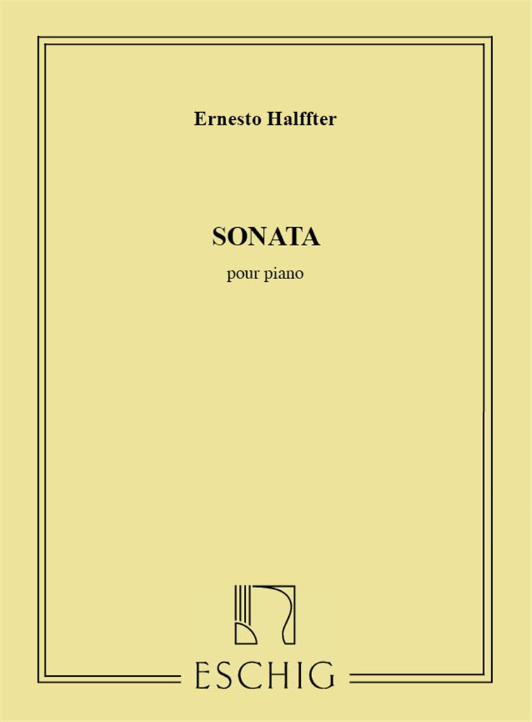 Sonate, Pour Piano